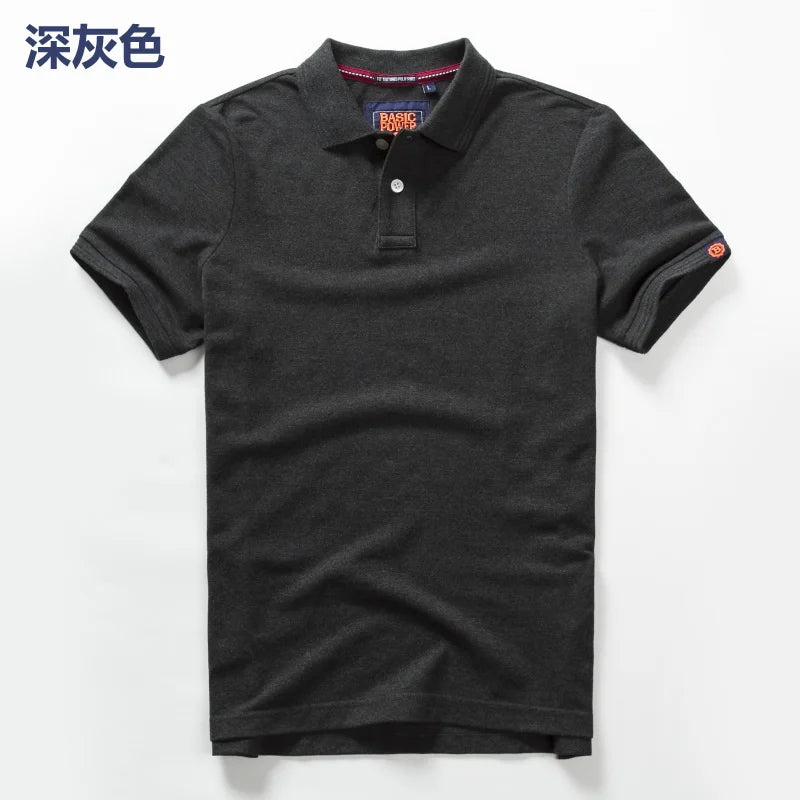 Embroidered Cotton Casual Summer Polo