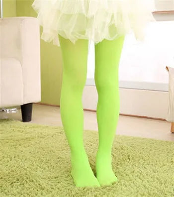 Girls Ballet Velvet Tights Kids