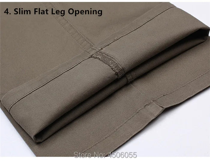 Summer Cotton Straight Office Trousers