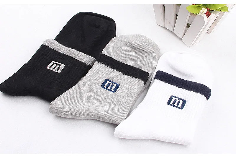 Men’s Premium Cotton Crew Socks – 3 Pair Pack