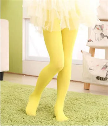 Girls Ballet Velvet Tights Kids