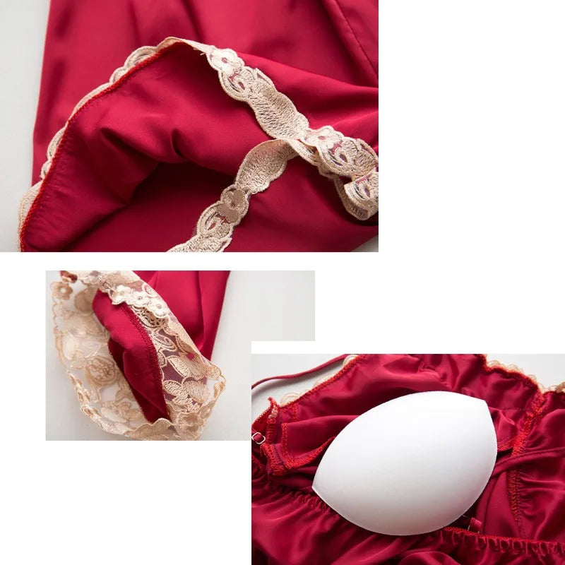 Summer Lace Five Piece Sleepwear