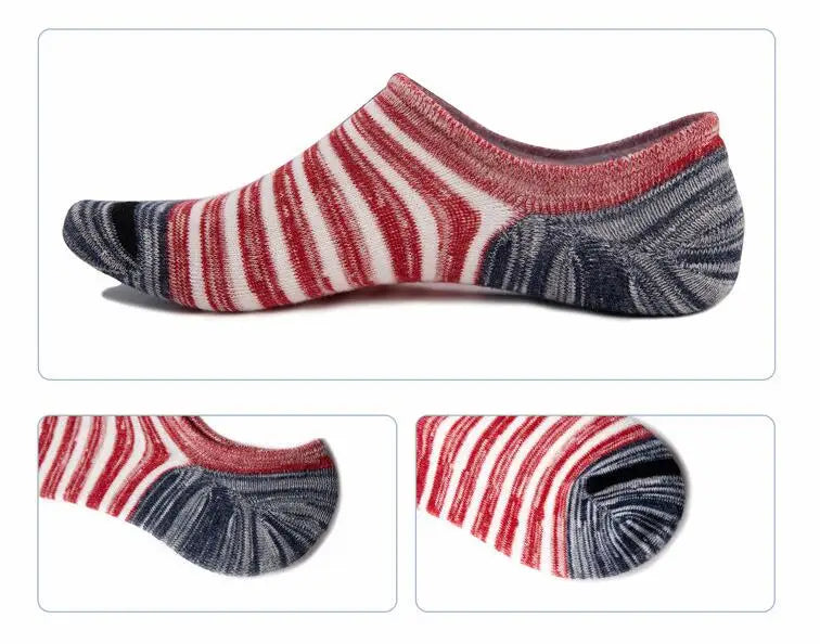 Breathable Non Slip Low Cut Socks