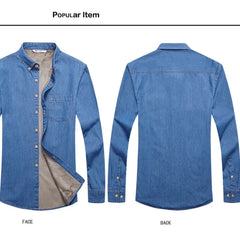 Thick Cashmere Warm Casual Shirt