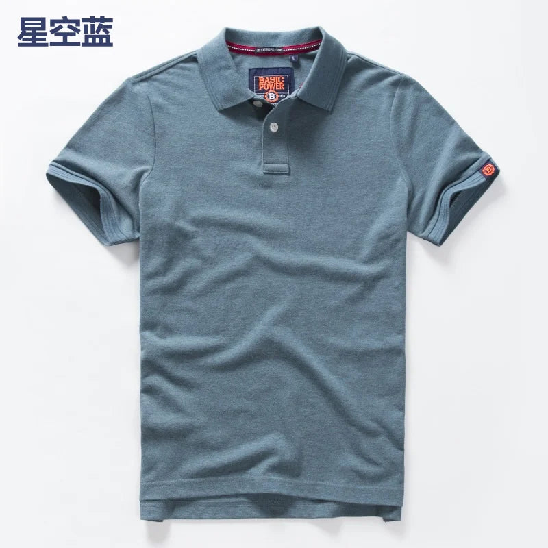 Embroidered Cotton Casual Summer Polo