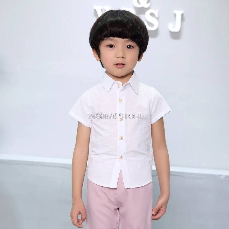 TITLE: Timeless Boy's Classic Cotton Shirt
