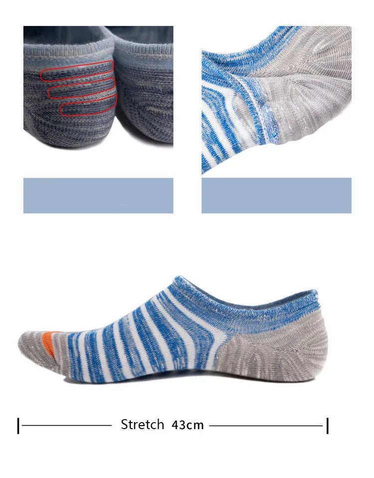 Breathable Non Slip Low Cut Socks