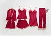 Summer Lace Five Piece Sleepwear