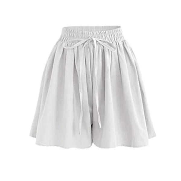 High Waist Loose Chiffon Shorts