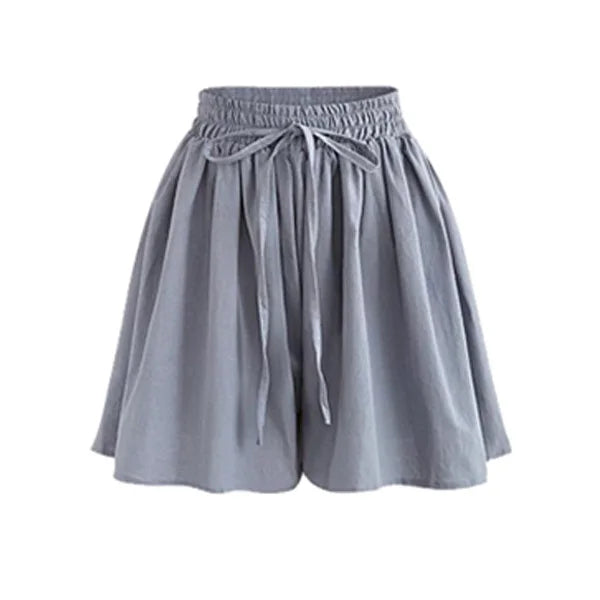 High Waist Loose Chiffon Shorts