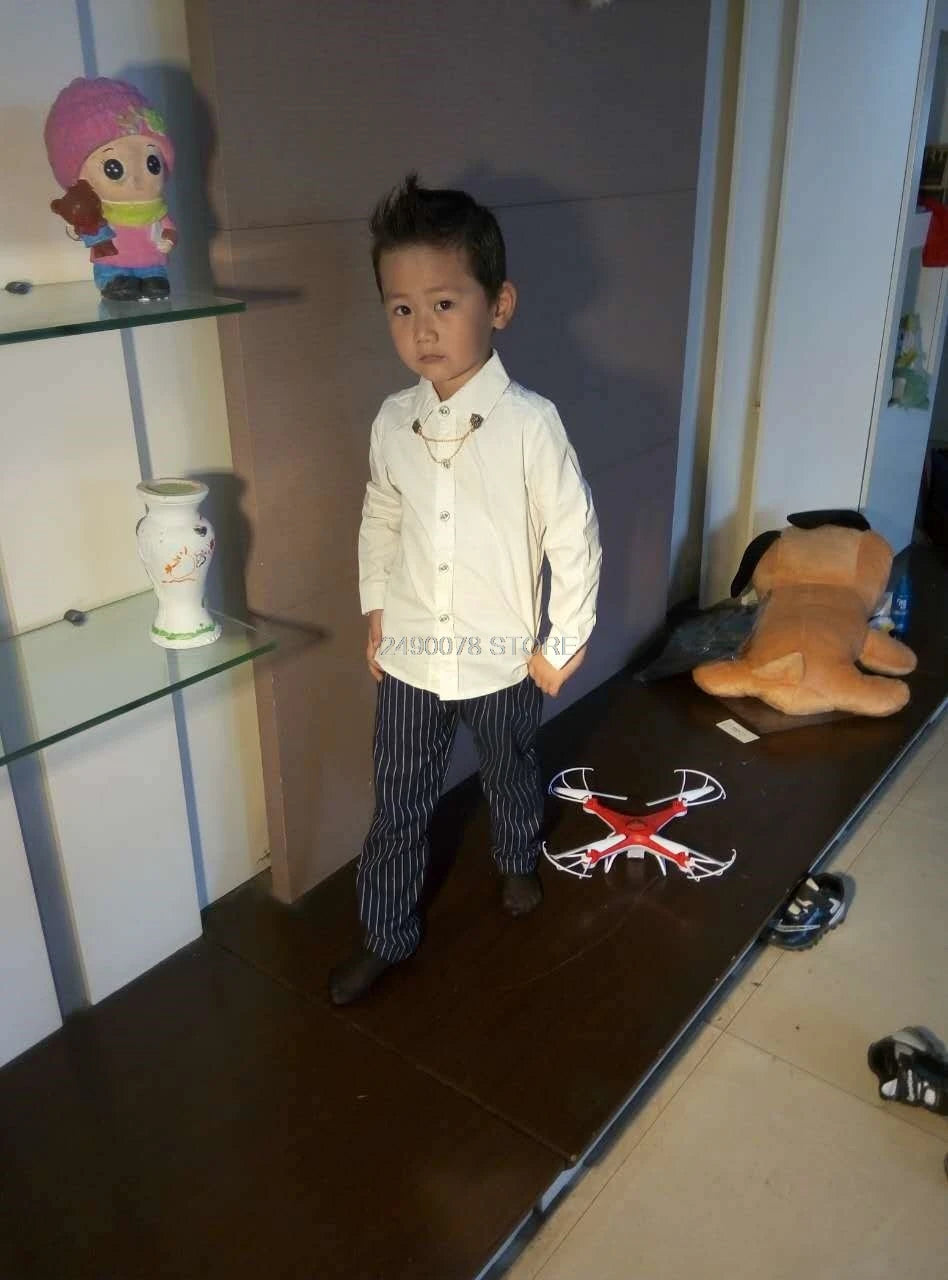 TITLE: Timeless Boy's Classic Cotton Shirt