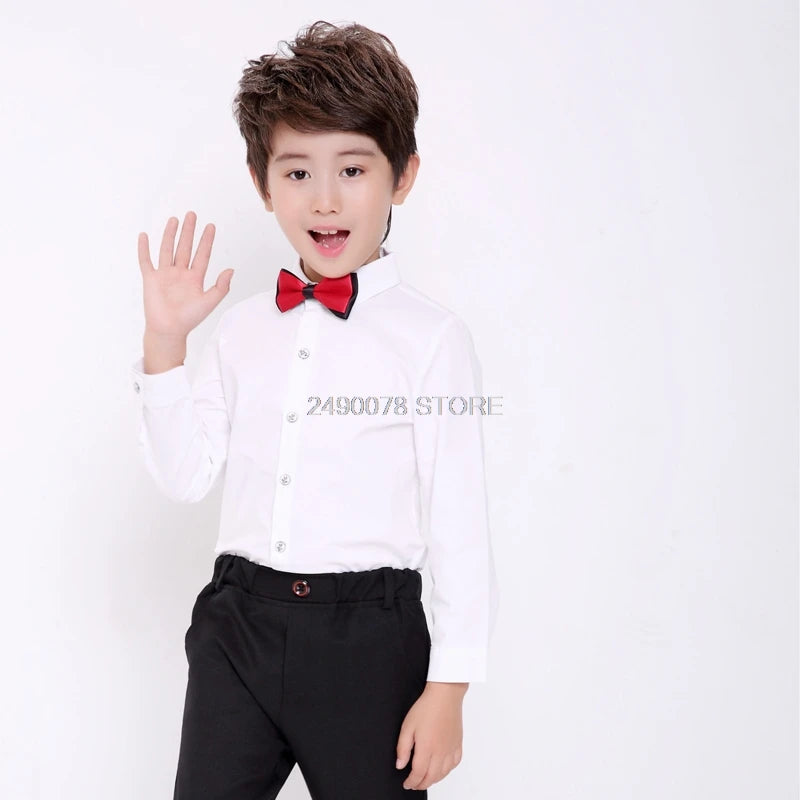 TITLE: Timeless Boy's Classic Cotton Shirt