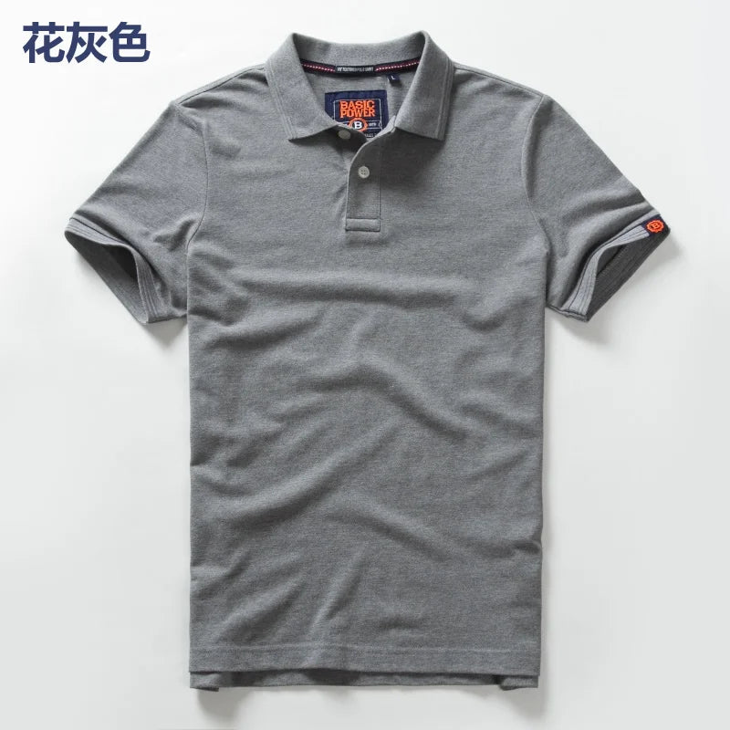 Embroidered Cotton Casual Summer Polo