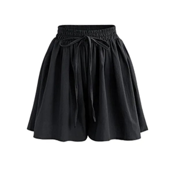 High Waist Loose Chiffon Shorts