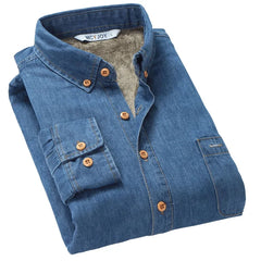 Thick Cashmere Warm Casual Shirt