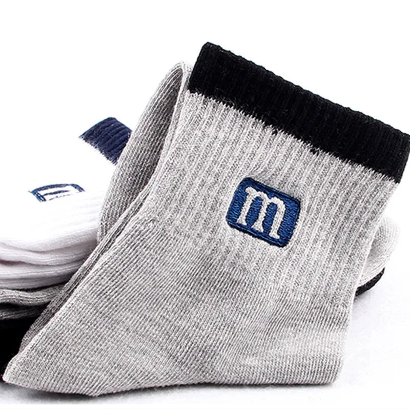 Men’s Premium Cotton Crew Socks – 3 Pair Pack