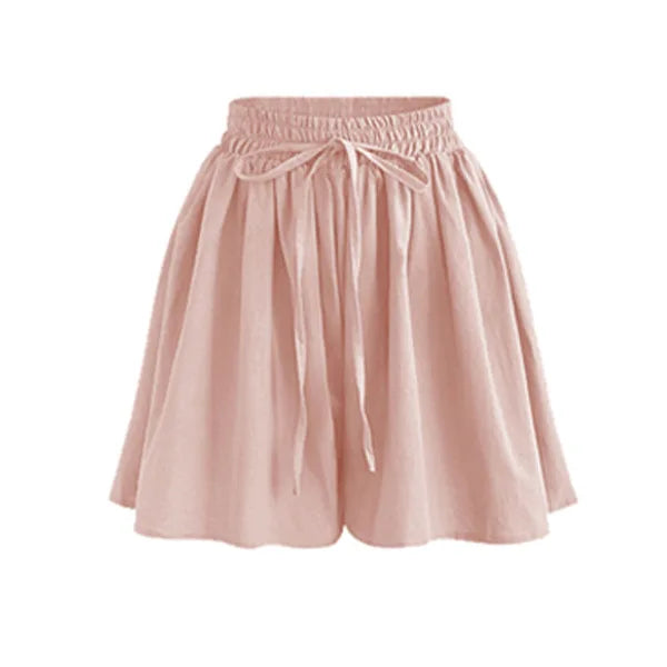 High Waist Loose Chiffon Shorts