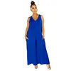 Sleeveless V Neck Summer Jumpsuit