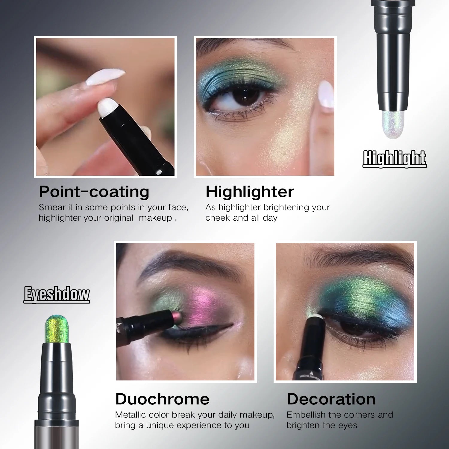 Multichrome Duo Eyeshadow Pencil Stick