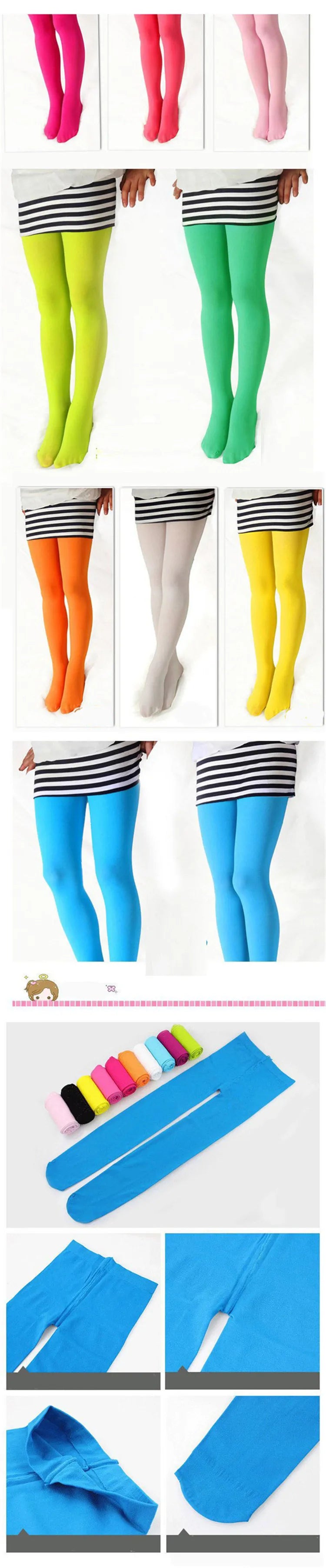 Girls Ballet Velvet Tights Kids
