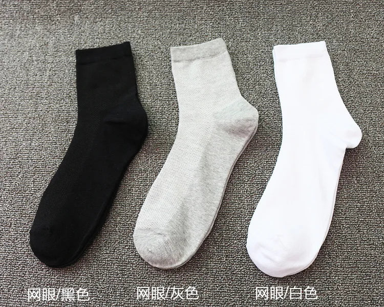 Men’s Breathable Cotton Crew Socks
