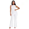 Elegant High-Waisted Sequin Jumpsuit