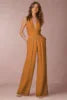 Chic Backless Solid Sleeveless Jumpsuit