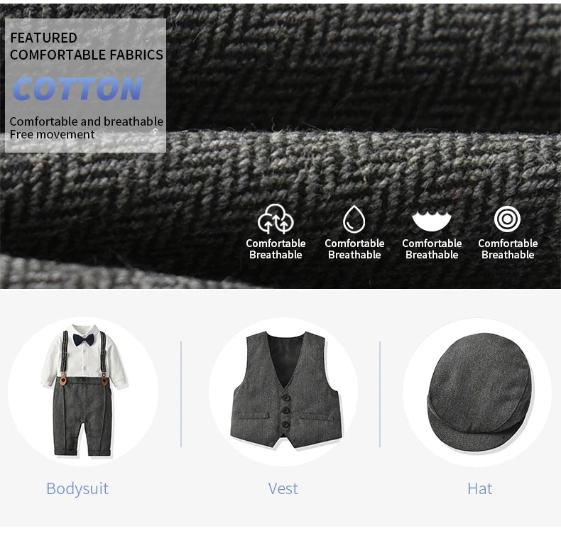 Gentleman Formal Baby Boy Set