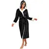 Women Luxury Fleece Bathrobe