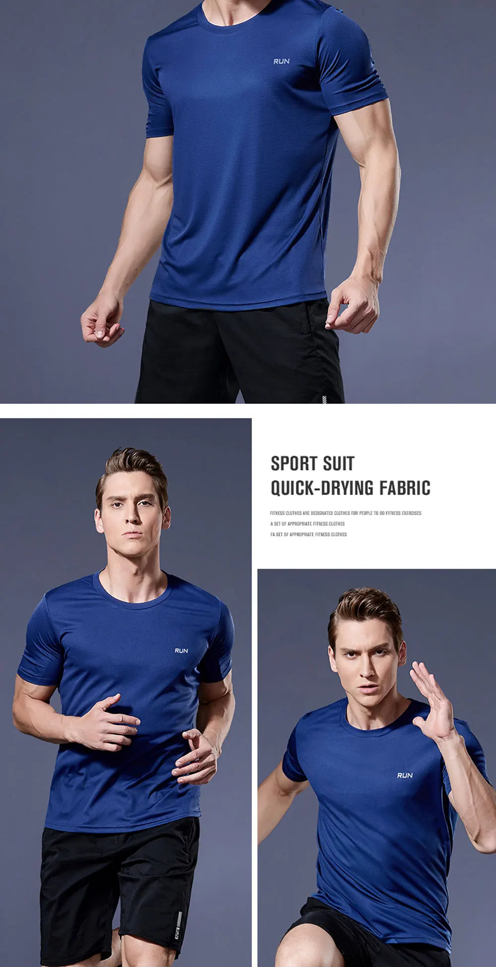Men's Fitness Gym T Shirts 2020 Shirt Homme Running Men Designer Quick Dry T-Shirts Running Slim Fit Tops Tees Sport Muscle Tee