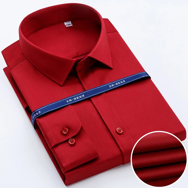 Mercerized Cotton Formal Dress Shirt