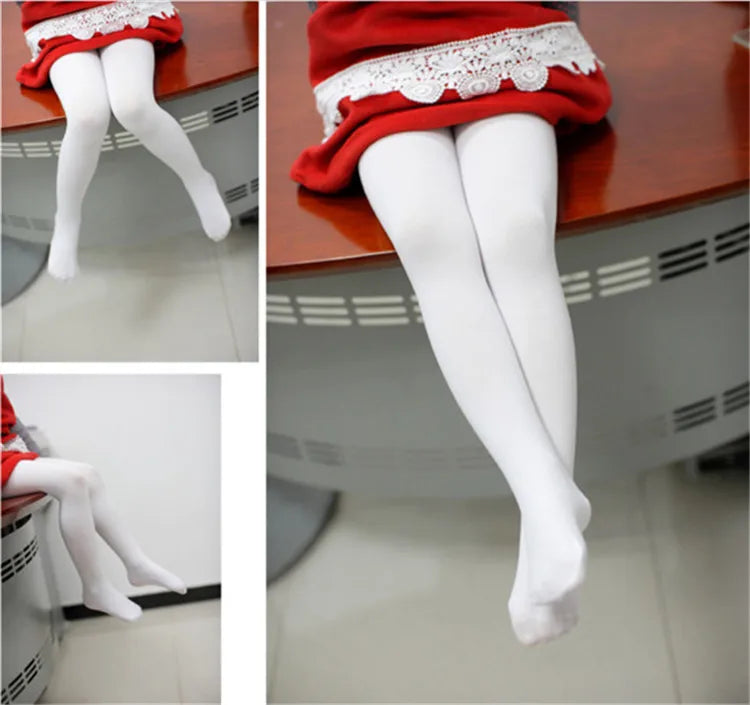 Girls Ballet Velvet Tights Kids