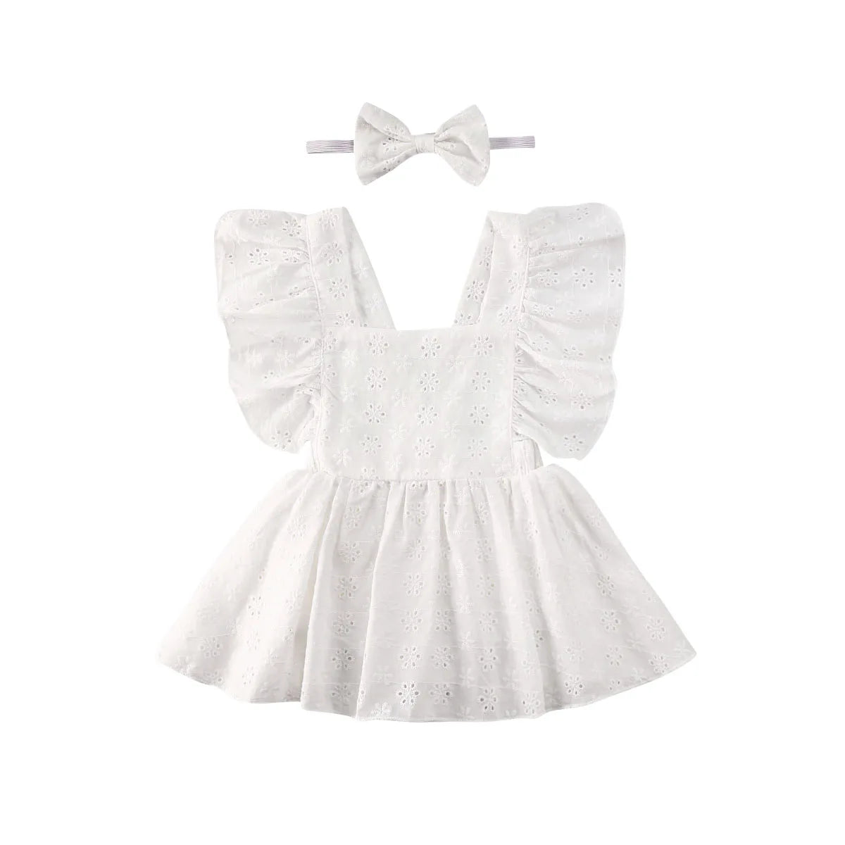 Lace Ruffle Baby Girl Bodysuit