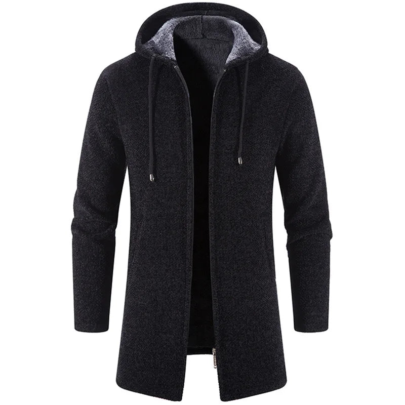 Hooded Casual Fleece Parka