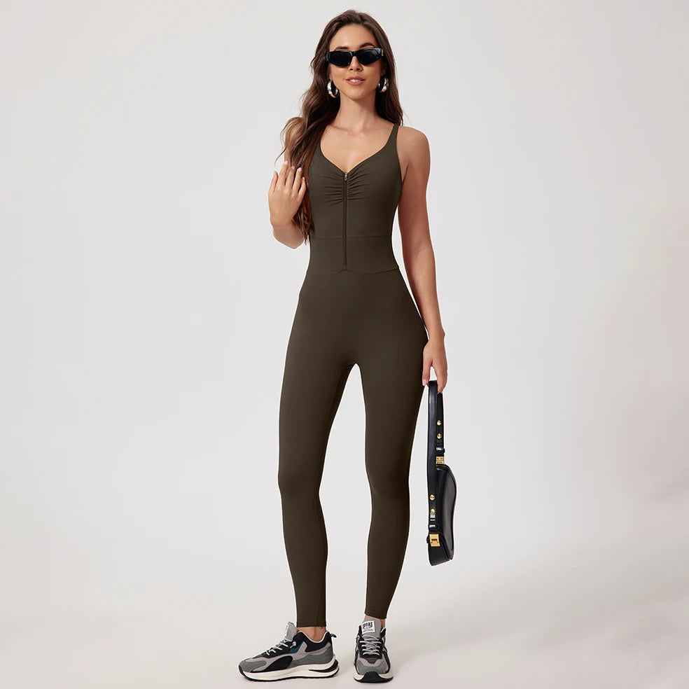 Quick Dry Seamless Yoga Jumpsuit