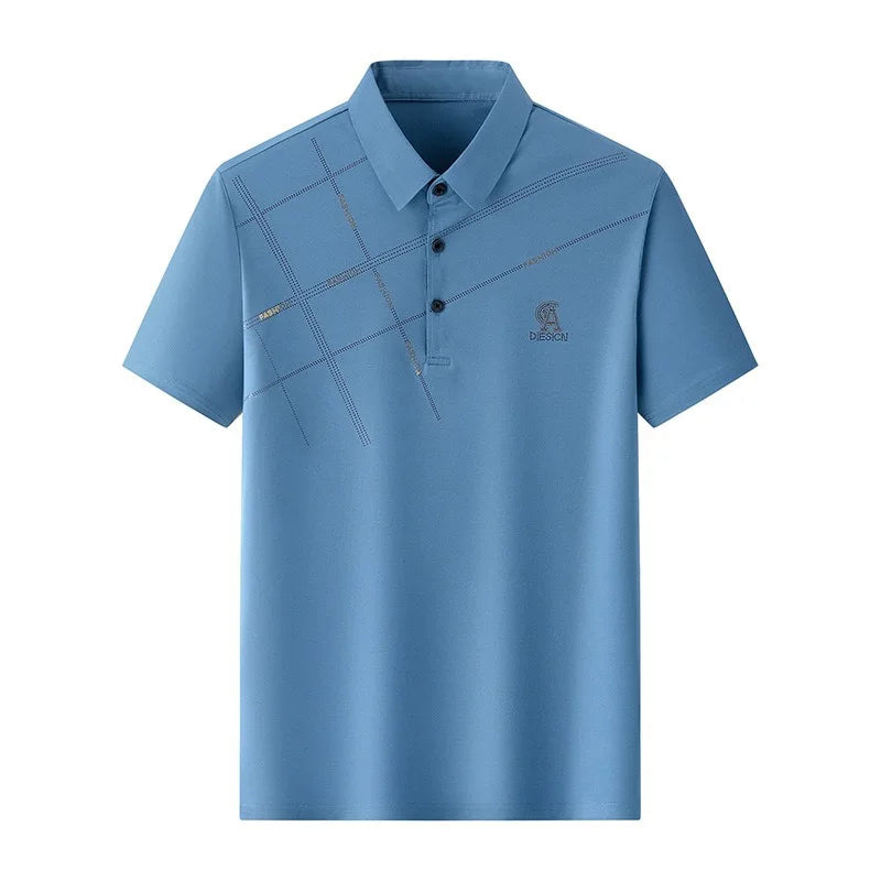 Ice Silk Polo Casual Ease