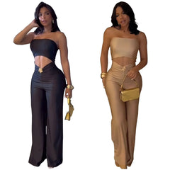 Chic Leopard Skinny Sleeveless Jumpsuit