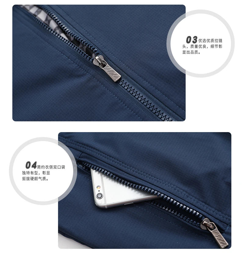 Hooded Slim Casual Bomber