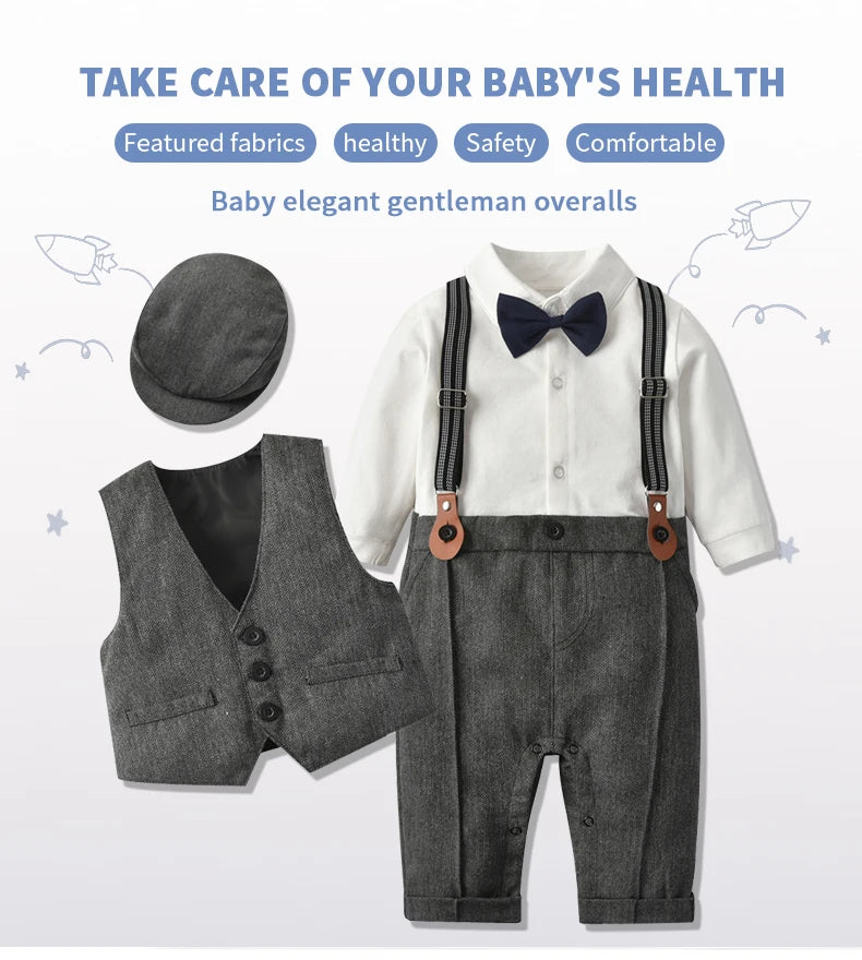 Gentleman Formal Baby Boy Set