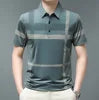 Striped Cotton Polo Casual