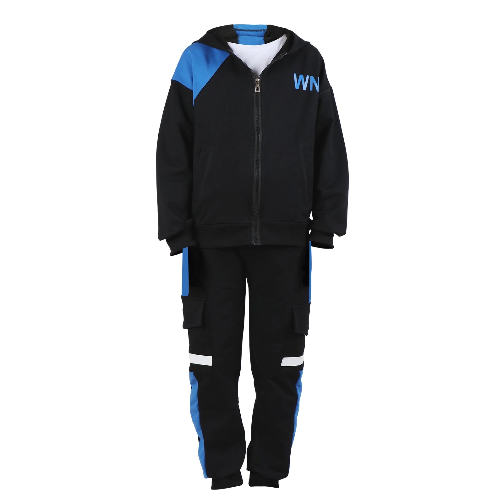 Kids Tracksuits,Teen Boys School Sweatsuits,Fashion Cotton Hooded Tops + Pants Set,Soft Children's Long Sleeve Sportswear