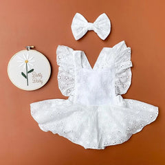 Lace Ruffle Baby Girl Bodysuit