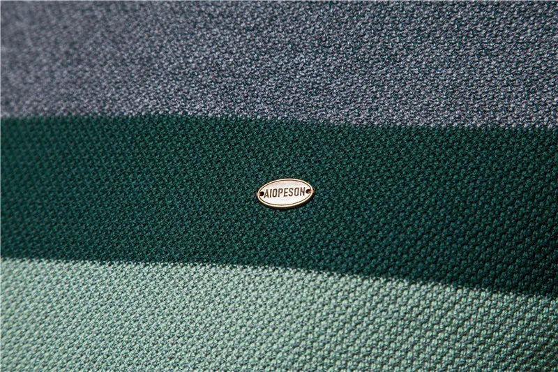 Spliced Cotton Knit Pullover