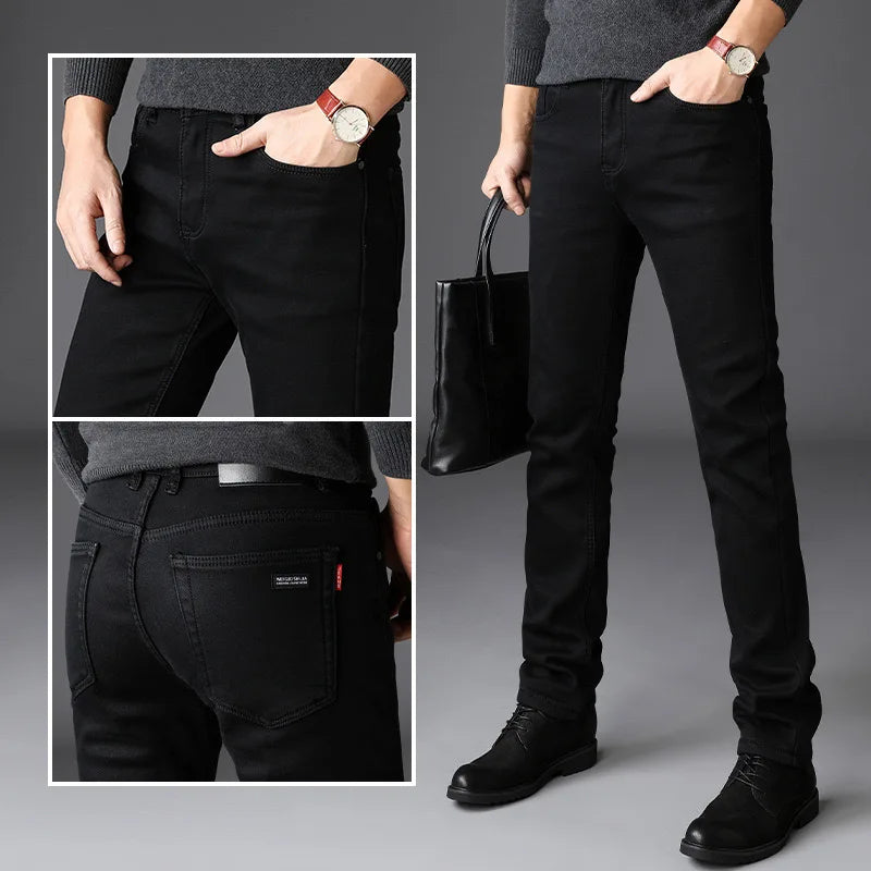 Men’s Retro Washed Loose-Fit Jeans