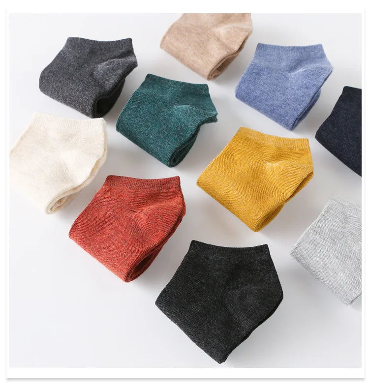 Men’s Cotton Ankle Socks 5-Pair Pack