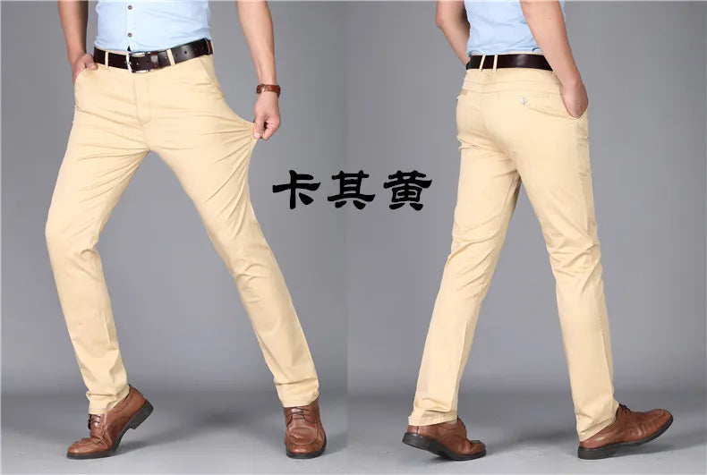 Premium Cotton Business Suit Pants