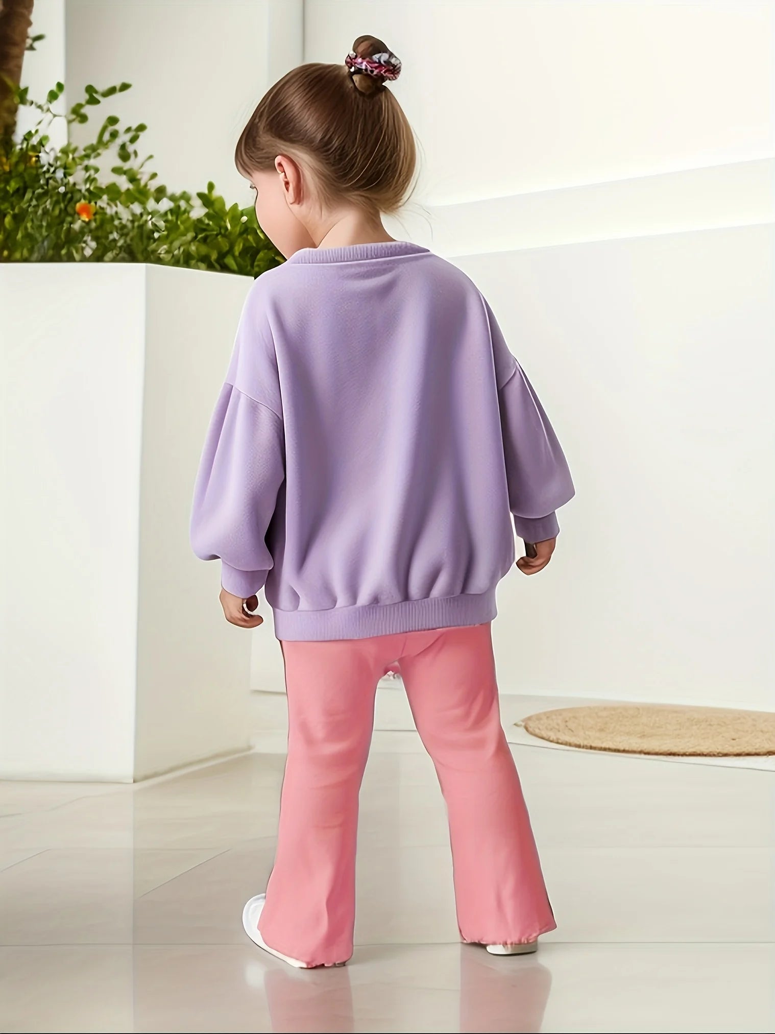 Sweet Flared Knit Legging Pants
