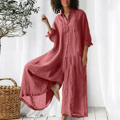 Elegant Sleeveless Wide Leg Jumpsuit