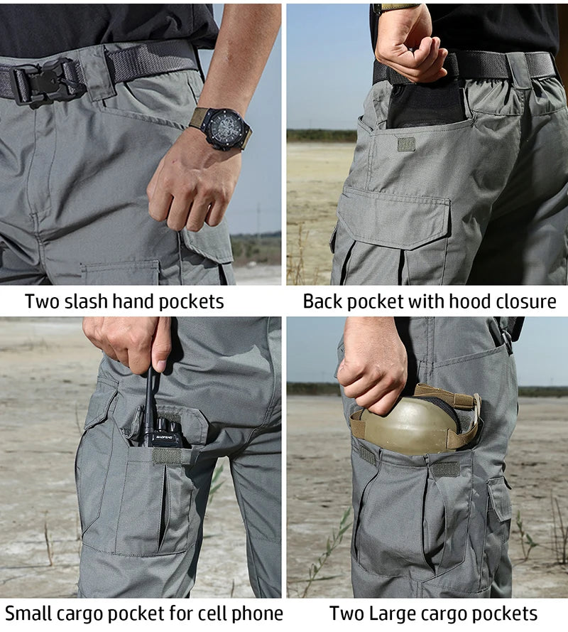 Tactical Waterproof Cargo Combat Pants