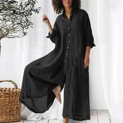 Elegant Sleeveless Wide Leg Jumpsuit